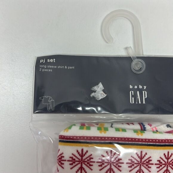 🔥GAP Kids Pajama Set - Red, Blue, Pink, Green Sz 6-12 months - Picture 2 of 3